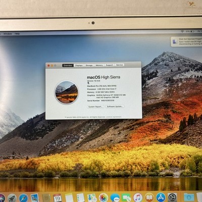 Apple MacBook Pro 15'' Mid 2010 A1286 Core i7 2.66GHz 500GB HDD