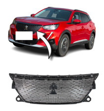 FOR PEUGEOT 2008 2019 - 2024 NEW FRONT CENTER RADIATOR CHROME GRILLE 9826326680