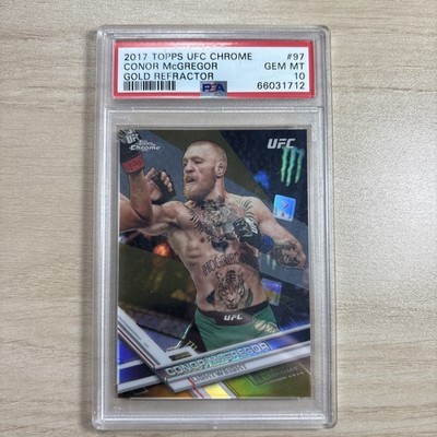 2017 Topps Chrome UFC Conor McGregor #97 Gold Refractor /50 🔥🔥🔥
