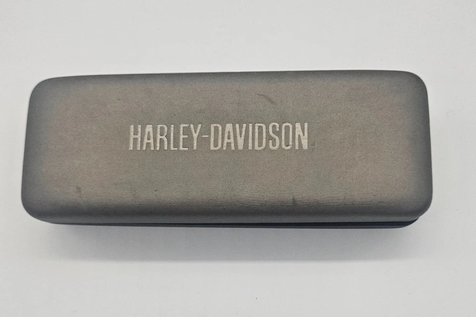 NUEVO ESTUCHE DE TRANSPORTE DE DISEÑADOR HARLEY DAVIDSON PARA ANTEOJOS/MARCO DE GAFAS/ANTEJAS Foto 2 de 4