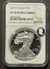 2017-S $1 SILVER AMERICAN EAGLE NGC PF70 : 07451