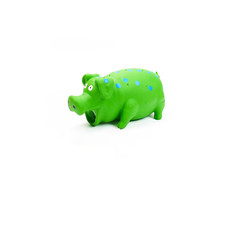 Durable Squeaky Pig Toy for Dogs - Fun Chewing  Molar Puzzle Play 