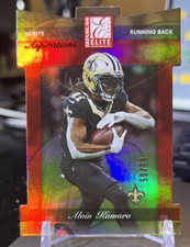 Alvin Kamara 2022 Donruss Elite Red Die Cut 59/59