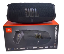 JBL Charge 5 Wi-Fi Bluetooth Portable Speaker - Black Open Box
