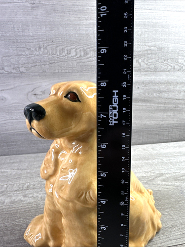 Vintage Unmarked Pottery Mom & Baby Cocker Spaniel Dogs Figurines - Picture 16 of 17