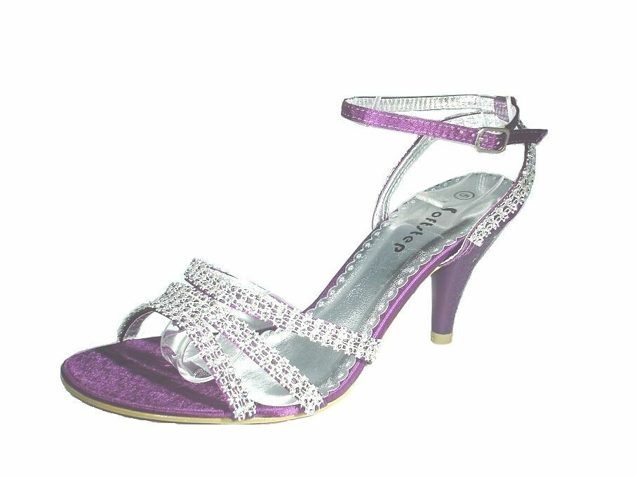 Avalia ATRIX Sandali Sposa Con Fascia Intrecciata In Glitter - Foto 10