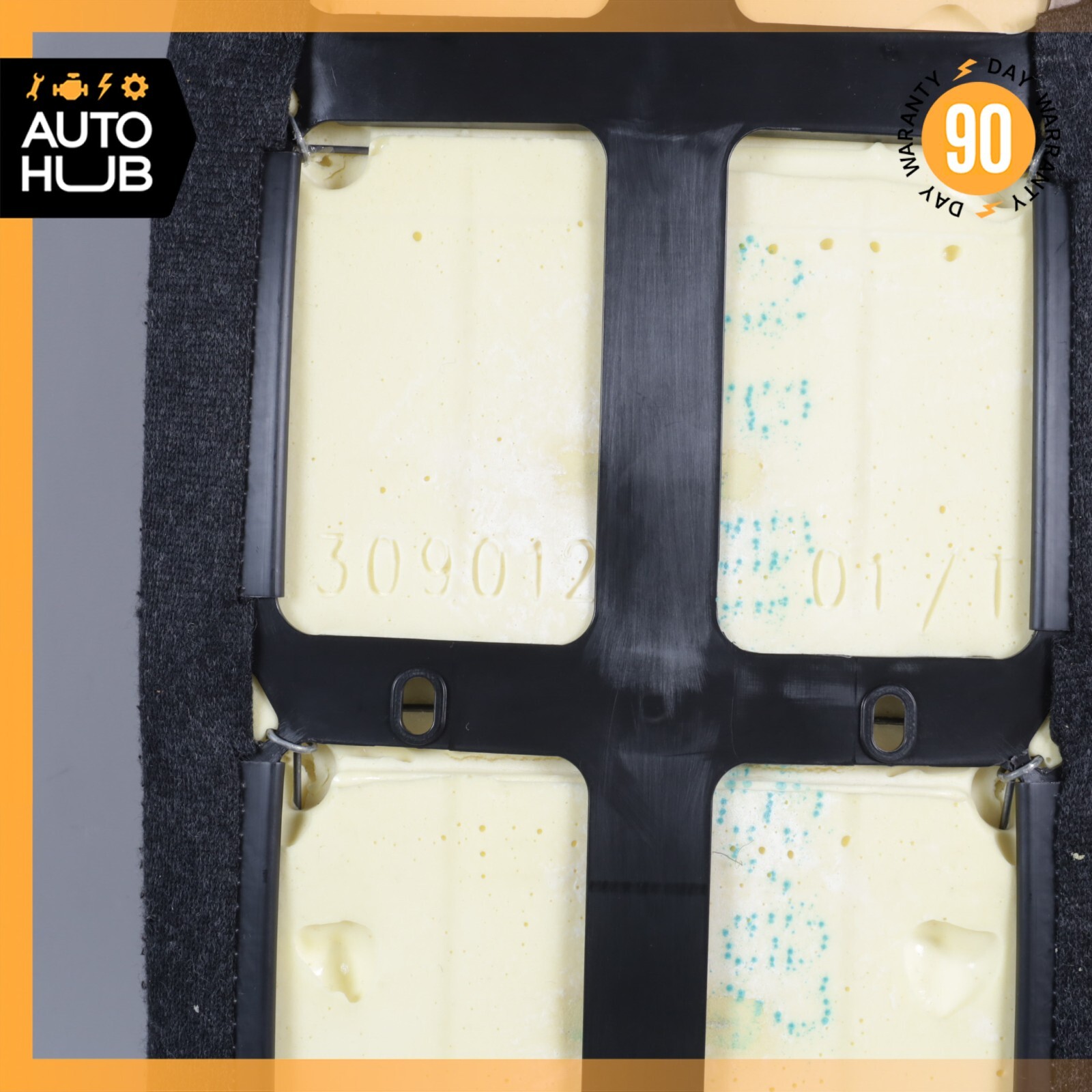 08-12 Maserati GranTurismo M145 Front Right Top Upper Seat Cushion Beige OEM 44k