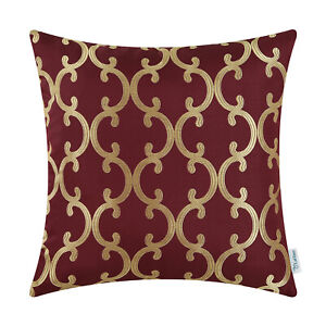 Throw-Pillows-Covers-Cases-Sofa-Quatrefoil-Geometric-Trellis-Chains-18x18-Inches