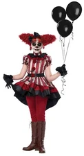 Wicked Klown Clown Circus Girls Child Costume