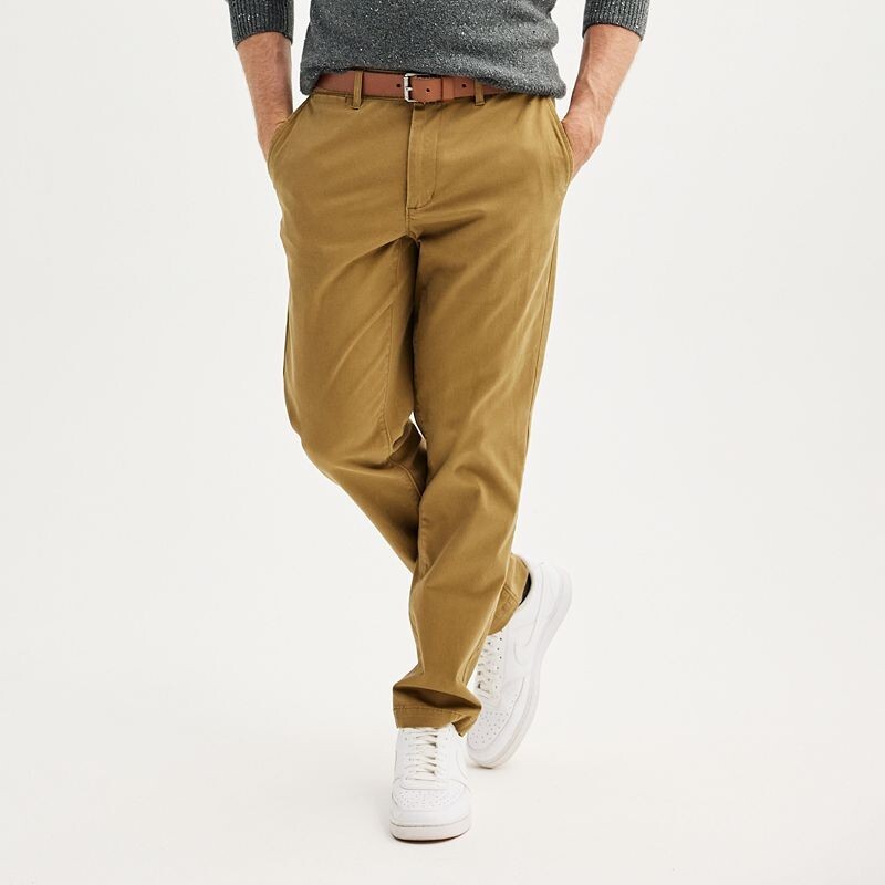 Sonoma Athletic Fit Chino Pants Mens 30x32 Brown Flexwear