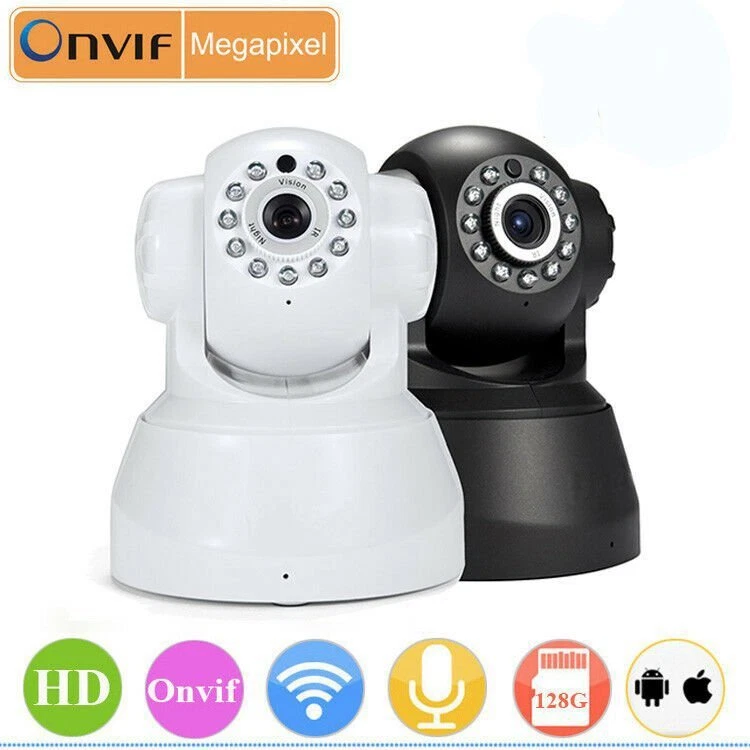 1x2x Sricam 720p Wireless IP WiFi Network Home Security Camera Two-Way Audio - image 2 of 4