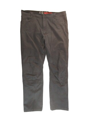 Wrangler ATG Double Knee Utility Pants Men Black 40x32 Carpenter (Actual 38x31)
