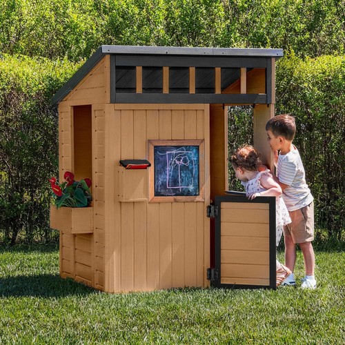 Caraway Cottage Home Depot Playhouse Kids Play House Backyard