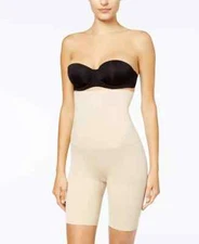 Maidenform Ultra Tummy-Control Seamless High Waist Thigh Slimmer 12622 - Latte