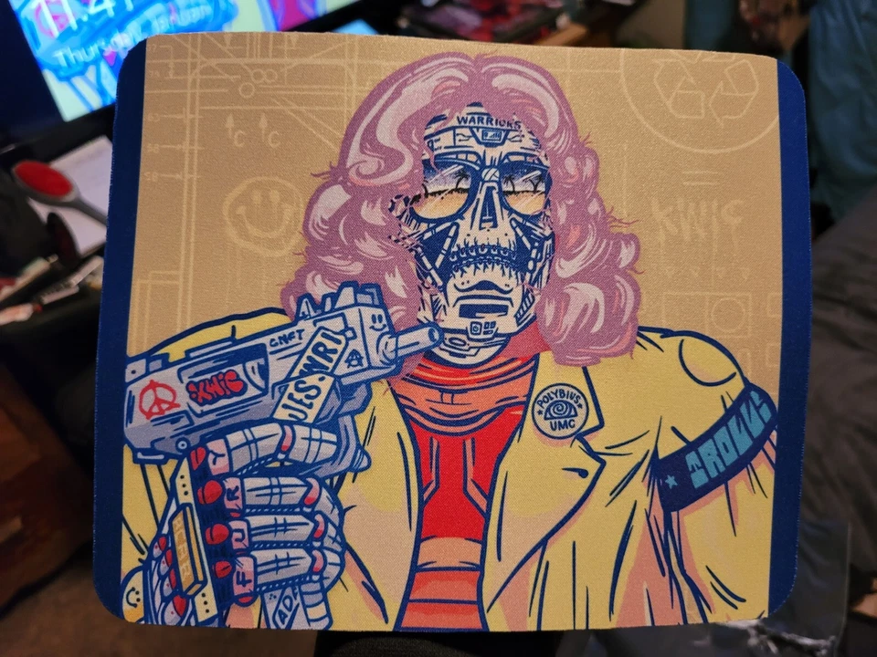 Alfombrilla de ratón retro inspirada en juegos con Rick Gaimes de Ash◇Republic Foto 2 de 4