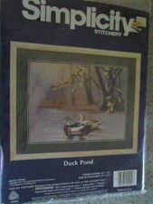 Retired Simplicity Stitchery "Duck Pond" KIT 05002 NEW Factory Sealed USA