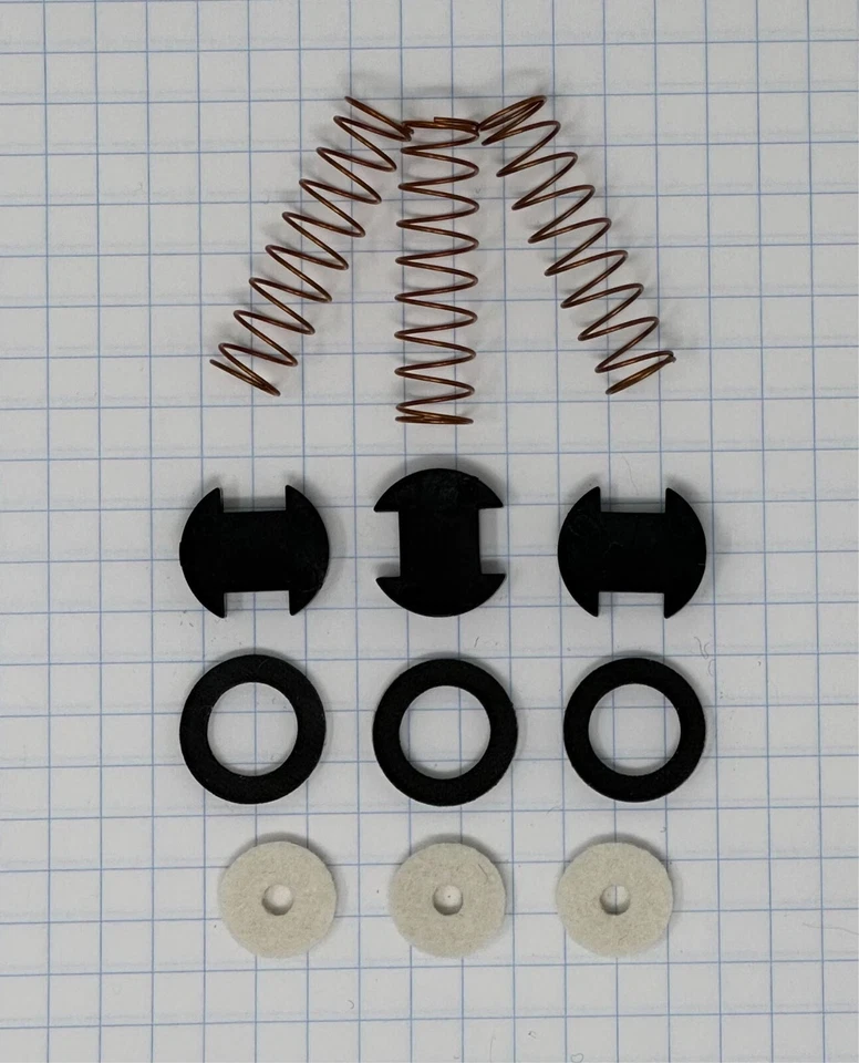 Ремонтный комплект клапанов для корнета и трубы Getzen - Изображение 2 из 4