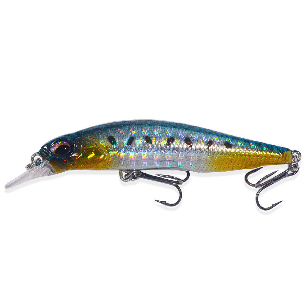 60mm Crank Popper Minnow Lure With 8 Hooks 6cm Length, 7g Weight