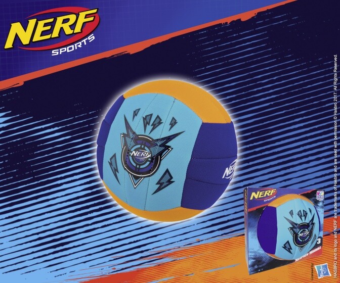 Happy People Nerf Mini-Playa Voleibol Multicolor Tamaño 2