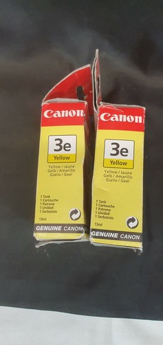 Canon Inkjet Print Cartridges Printer Ink Pack No 3e Yellow (2 off) - Imagen 4 de 5