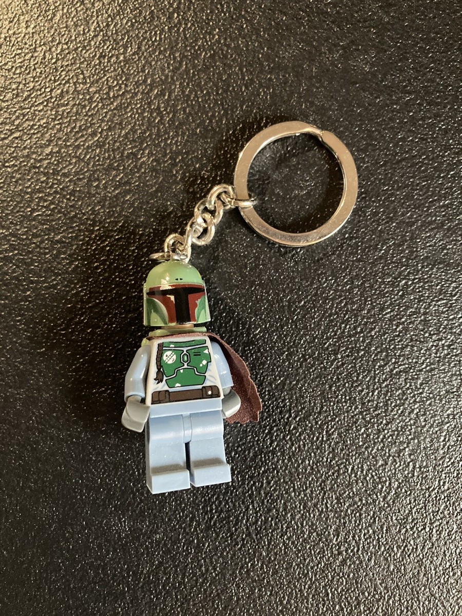 LEGO Star Wars Boba Fett with Cape Minifigure Key Chain 85311 Blue
