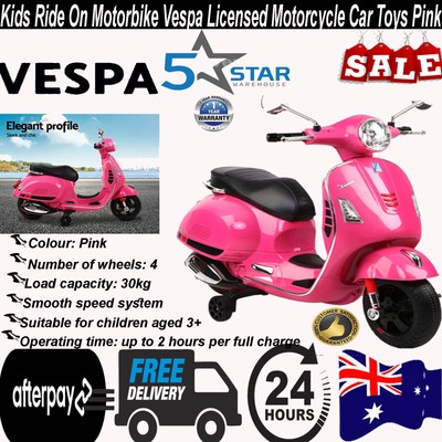 pink kids vespa