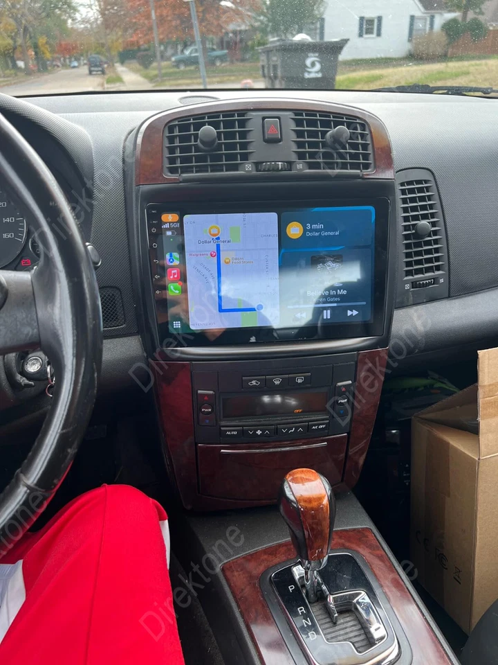 Android 13 Apple Carplay Car Stereo Radio GPS Navi BT For 2003-2007 Cadillac CTS Foto 2 de 4