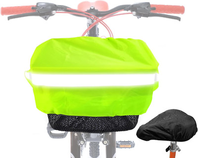 Fahrradkorb Regenschutz fahrradkorb, 2-Pack Fahrrad Korbabdeckung Regenschutz mi