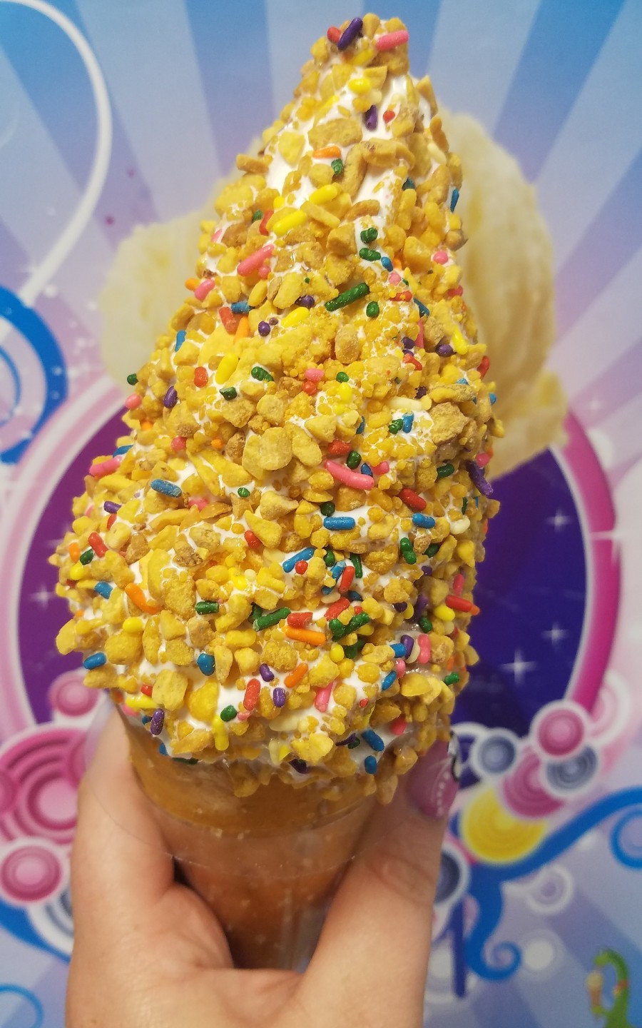 6lb Box Krunch Kote Ice Cream Topping, Sprinkles, Twinkle Dip, Peanut