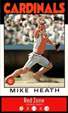 1986 Topps Traded - #46T Mike Heath NM Set Break.