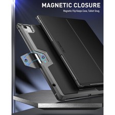 For iPad Air 13 2025 / 2024 Case With Pencil Holder Sleep/Wake Stand Folio Cover
