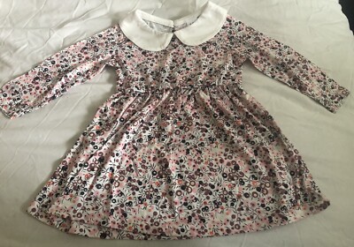 Mädchen Kleid mit Kragen, Strickjacke und Kniestrümpfe für Alter 2-3 Jahre
