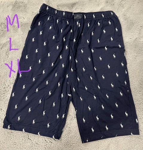 Polo RALPH LAUREN Signature Horses Print DESIGNER PYJAMAS SHORT BOTTOM M L XL - Picture 9 of 16