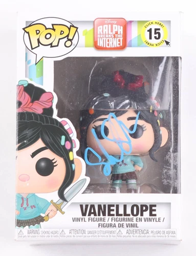 Sarah Silverman Signed "Ralph Breaks the Internet" #15 Vanellope Funko Pop!