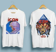 Icon 1984 Iconoclast World Tour Shirt White All Size Gift Fans AC2037