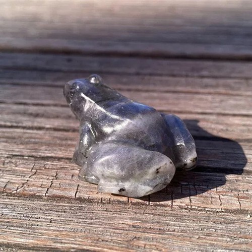 Labradorita Natural Cuarzo Cristal Piedra Rana Tallada Sanación Mini Energía Decoración - Imagen 8 de 17