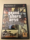 Grand Theft Auto: San Andreas (Sony PlayStation 2, 2004) With Map