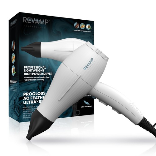 Revamp Progloss Ultra X Shine Portable Hair Dryer - Lightweight - White - Picture 9 of 9