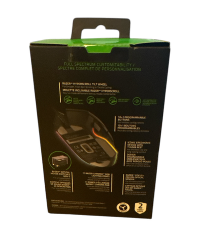 Razer Basilisk V3 Wired Optical Gaming Mouse with Chroma RBG Lighting - Black - Picture 2 of 2