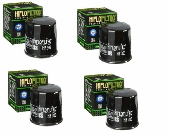 4 New HiFloFiltro Oil Filter For The 2007-2022 Kawasaki ZX6R ZX 6R