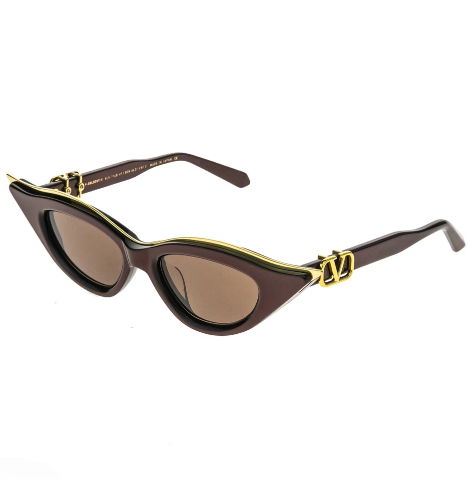 Gafas de sol VALENTINO VLS114 V GOLDCUT II Burdeos Oro Titanio VLS 114B Moda Foto 4 de 4