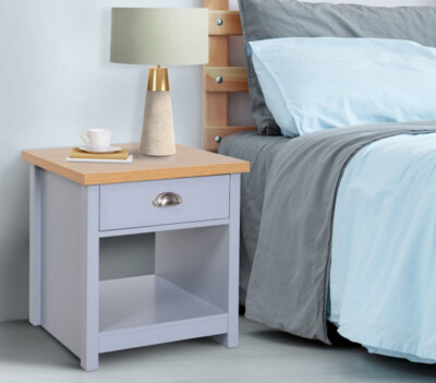 Small Bedside Cabinet Bedroom Side Table Phone Lamp Stand Furniture 1 Drawer New Ebay