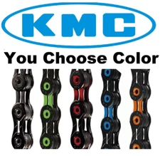 KMC X10 DLC10 ASSORTED COLORS 10 Speed Bike Chain fit SRAM Shimano Road Mountain