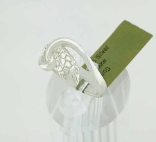 GENUINE SNAKE RING .925 STERLING SILVER - SIZE 6.5  Free Resizing Service 