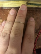 Solid 925 Sterling Silver Twisted Band Ring Thin Stackable Ring For Her