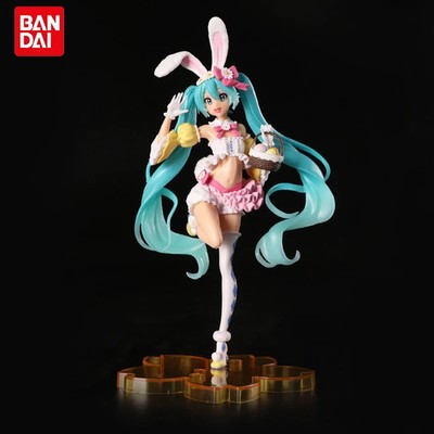 23cm Hatsune Miku Rabbit Ears Kawaii PVC Action Figure Model Toy Gift
