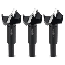 1" Forstner Drill Bits, 3Pcs Forstner Bit Set for Wood, 1" Drilling Bit Woodw...