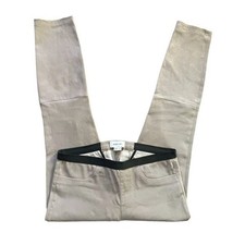 Helmut Lang Pants Womens Size 8 30x26 Tan Brown Pure Lamb Leather Crashed Slim