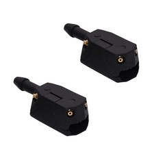 MLY 2 PCS Front Windshield Washer Nozzles, 4 Holes Car Windshield Wiper Arm