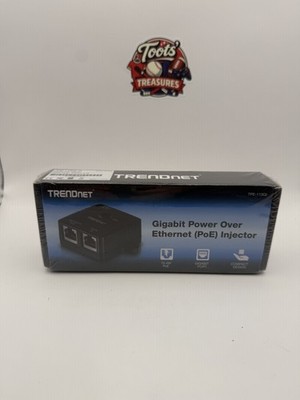 TRENDnet TPE-113GI Gigabit Power Over Ethernet PoE Injector SEALED